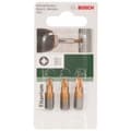 Miniatyrbild 2 av 2: Bosch 2609255968 Set med 3 korta skruvmejselbitar titankvalitet PZ1 + PZ2 + PZ3
