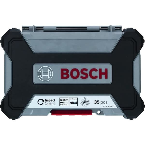 Bosch tillbehör 35-delad skruvmejselbitssats (välj och klicka, tillbehör för slagskruvdragare