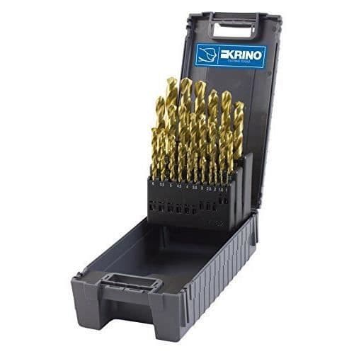 Krino HSS-G TiN bits titan slipad, Set med 25 delar, stål - 01170302