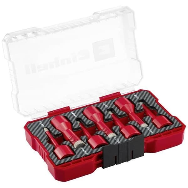 Speciellt kakelborrset - EINHELL - 7 delar - Diameter 6 mm till 14 mm - Diamantkant
