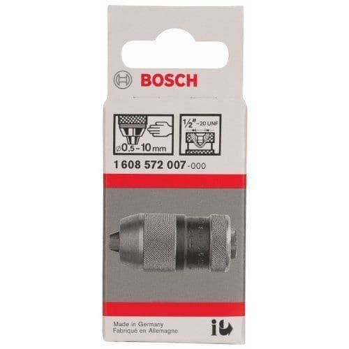 Bosch 1608572007 Snabbchuck Upp till 10 mm Åtdragning 0,5 / 10 mm Gänga 20