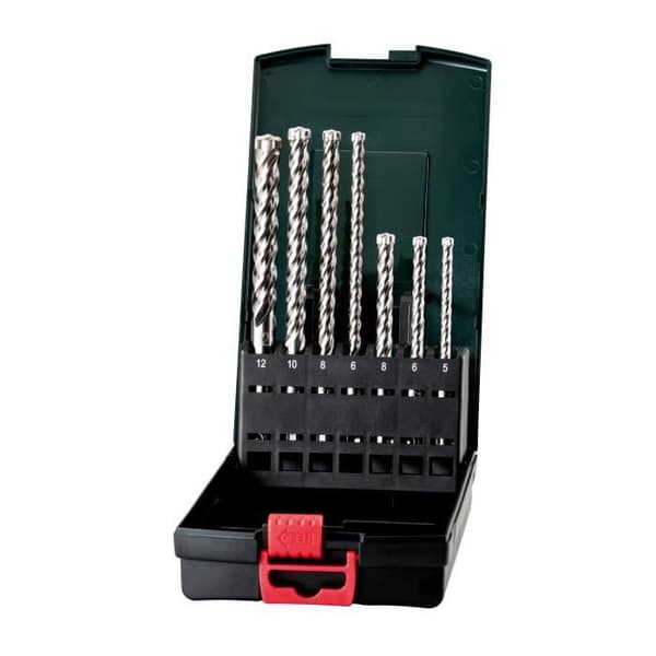 Pro 4 Premium borrlåda - METABO - SDS-Plus - Ø 5 x 110 mm - Ø 6 x 110 mm - Ø 8 x 110 mm