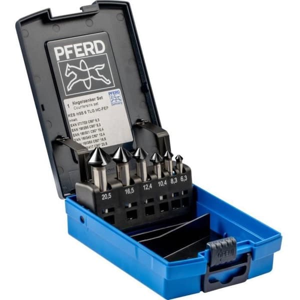 PFERD HSS konisk försänkningssats - SET KES - DIN 335 C90° 6 HC-FEP 25202160