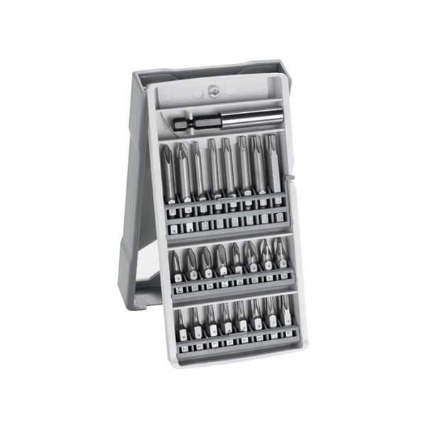 Set med 25 skruvmejselbitar - BOSCH - Extra hård Robust Line PH, PZ, Torx L 25 och 49 mm
