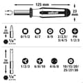 Miniatyrbild 3 av 4: Säkerhetsskruvmejselbitssats - WOLFCRAFT - 1386000 - Torxbits - Längd 25 eller 50 mm