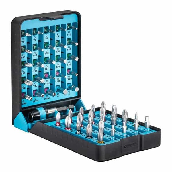 Bitset 51 delar Hazet BitEâ € œ-Box 2240N / 51 Flat, Phillips Phillips, Pozidriv Phillips, Torx, Torx BO, 6 Point i