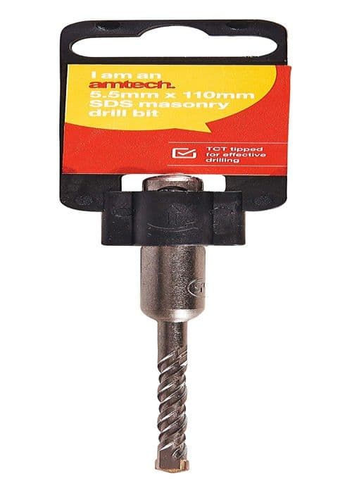Foret - meche Amtech - F4003 - SDS maçonnerie, 240 V, klar, 5,5 x 110 mm