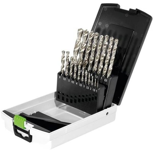 Borrsats - FESTOOL - 498981 - HSS - Diameter 1-10 - 19 stycken