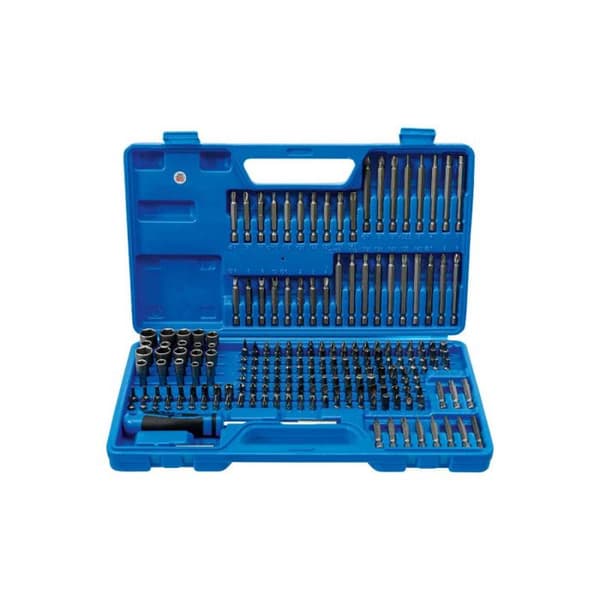 BGS TECHNIC säkerhetsbitssats - universal för borr - 6,3 mm (1/4") - 208 st - 20103