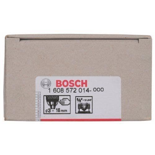 Bosch 1608572014 Snabbchuck Upp till 16 mm Spänning 3 / 16 mm Gänga 16