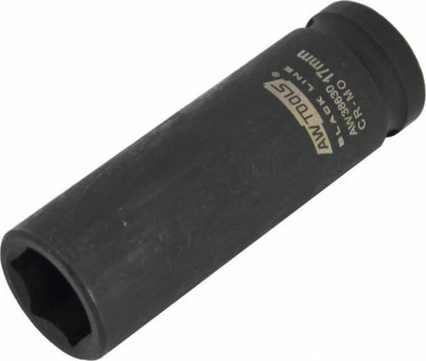 Skruvmejselspets - skruvmejselhuvud Awtools - AW38644BL - HEXAGONAL SLAGHUvUD 1/2LÅNG 32mm SVART LINJE