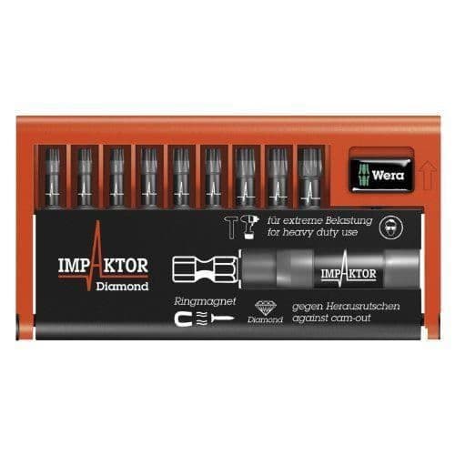 Wera 8767-9/IDC Impaktor Bit-Check 05057688001 Bit Sortiment 10 Styck