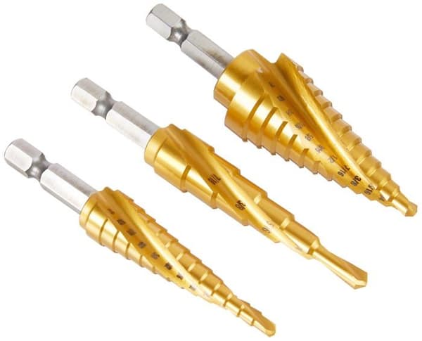 Foret - meche Denali - DB-006 - Märke - Set med 3 stegade borr, 3 - 13 mm, 5 - 13 mm, 5 - 22 mm