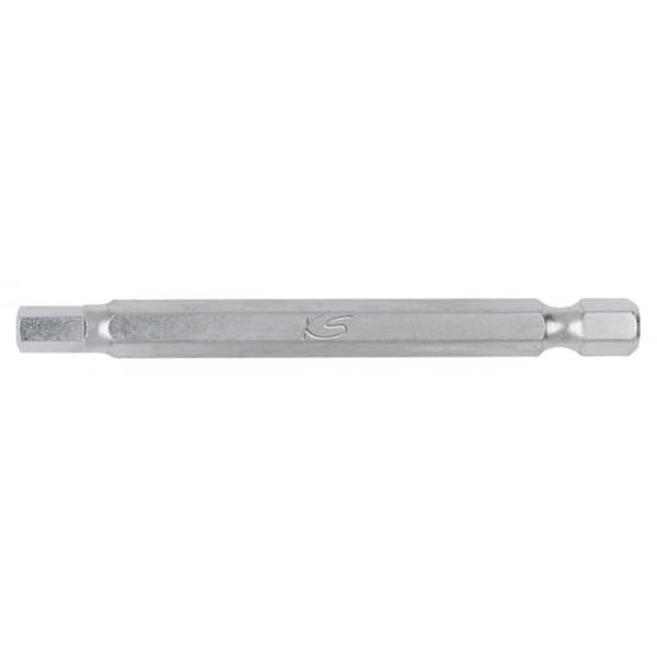 KS TOOLS 911.7713 Låda med 5 borrade sexkantsskruvar, L,75 mm - 1/4'' - 4 mm