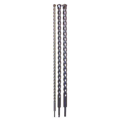 Rolson 48695 1000 mm lång SDS-borrsats med 3 st