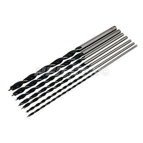 Neilsen Set med 7 träborrkronor 12 x 300 mm, Silver - CT3651