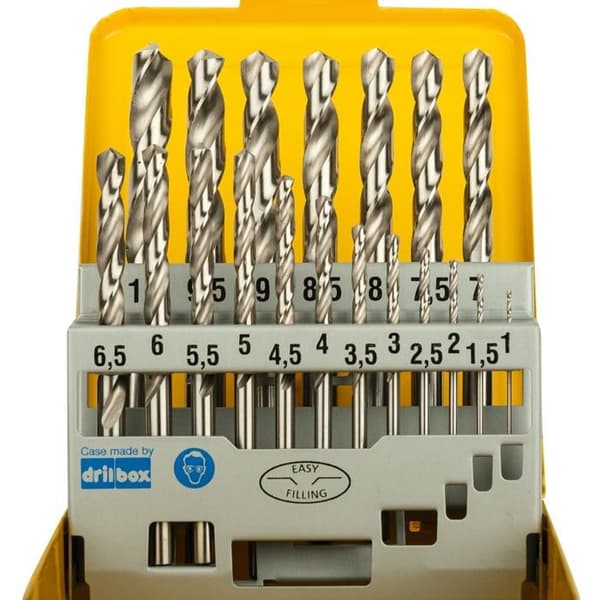 Coffert med metallborr - DEWALT - DT5923QZ - 19 borr - Snabbstål DIN 338