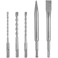 Pikkukuva 2 / 2: RYOBI 3-kärkinen sarja (6 mm, 8 mm, 10 mm) ja 2 SDS + talttaa (1 kärki ja 1 tasapäinen) RAKSP05
