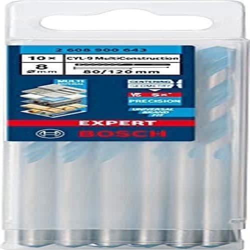 Borr - BOSCH - Expert CYL-9 MultiConstruction - 8mm - Optimerad hårdmetall - 10 stycken