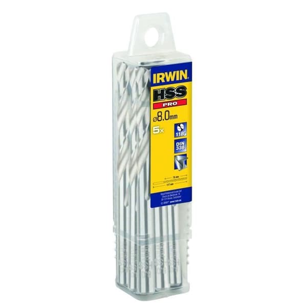 HSS PRO borr - IRWIN - Ø 3,5 mm - Längd 70 mm - Paket med 10 st