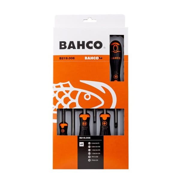 Bahco Fit skruvmejselsats om 6, 450 g - B219.006