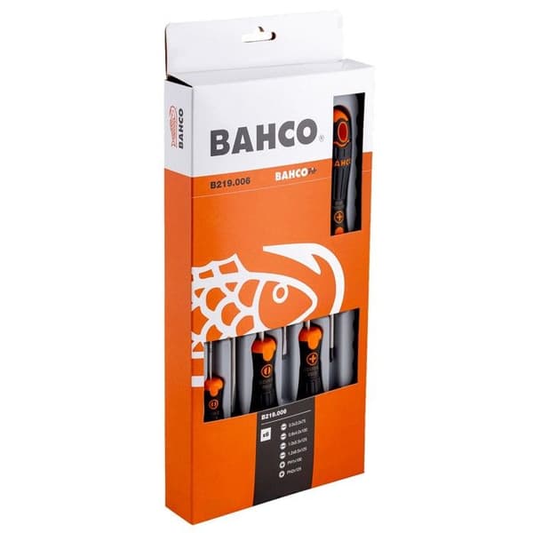 Bahco Fit skruvmejselsats om 6, 450 g - B219.006