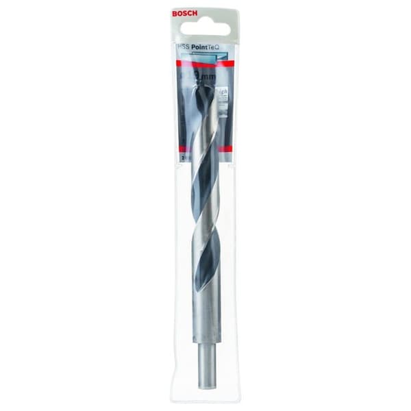 Bosch Spiralborr HSS PointTeQ 19,0 mm, kort med avfasad skaft - 2608577314