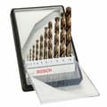 Miniatyrbild 1 av 3: Metallborr - BOSCH - Robust Line - Set om 10 - HSS-Co - 135° borrspets