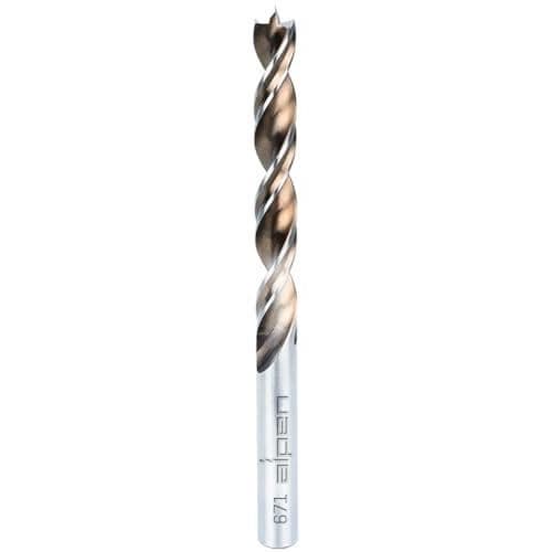 Träborrsats - ALPEN - Timber Twist - 5 diametrar - Längd 165 mm - Borrprecision