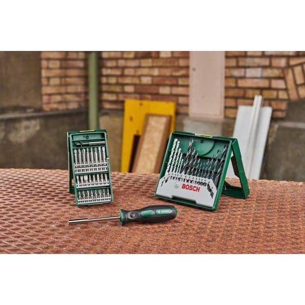 Set med 41 bitar + skruvmejsel bitshållare Mini X-Lin BOSCH - 2607017655