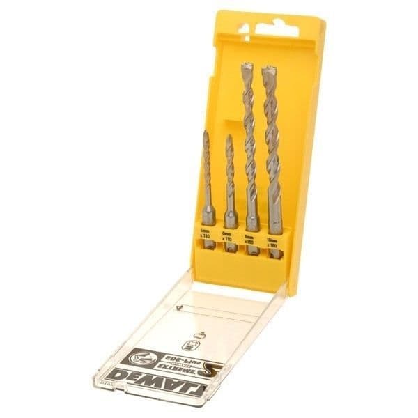 SDS-Plus borrset - DEWALT - 4 delar - Ø5/6/8/10mm