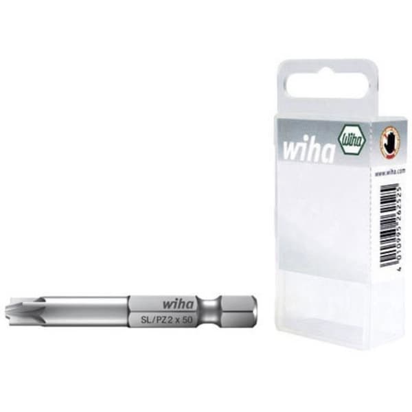 Professionell bit, Xeno-Pozidriv-spår, Form E 6.3 Wiha Professional 7049 XZ 36082 Längd: 70 mm