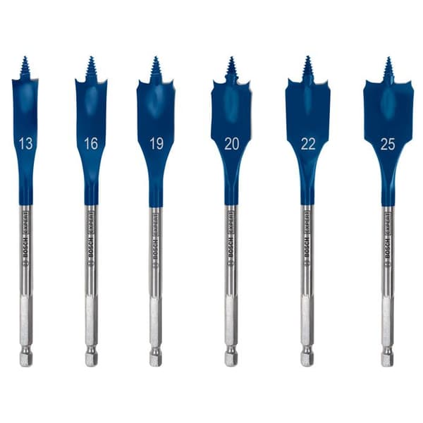 Set med 6 SelfCut Speed spadbits 13 - 25 mm - BOSCH EXPERT - 2608900333