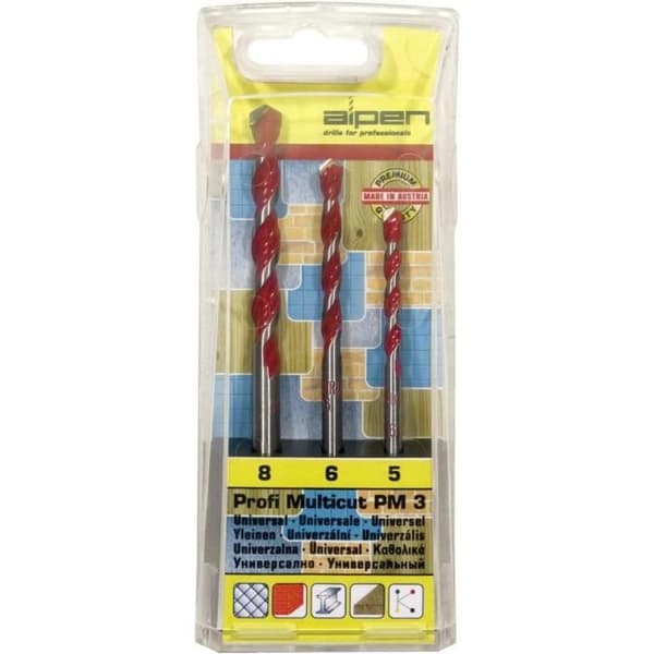 Alpen MultiCut 3-delat multifunktionsborrset 100703100