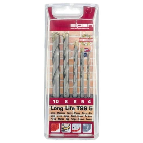 Alpen widia long life borrset 5 delar
