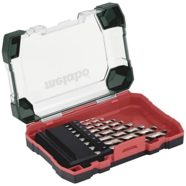 Metallborr - METABO - 626695000 - HSS-G - 8 delar - DIN 338