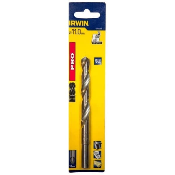 Pro cut markborr - IRWIN - DIN 338 HSS - 11 x 142 mm - Skaft Ø: 10 mm