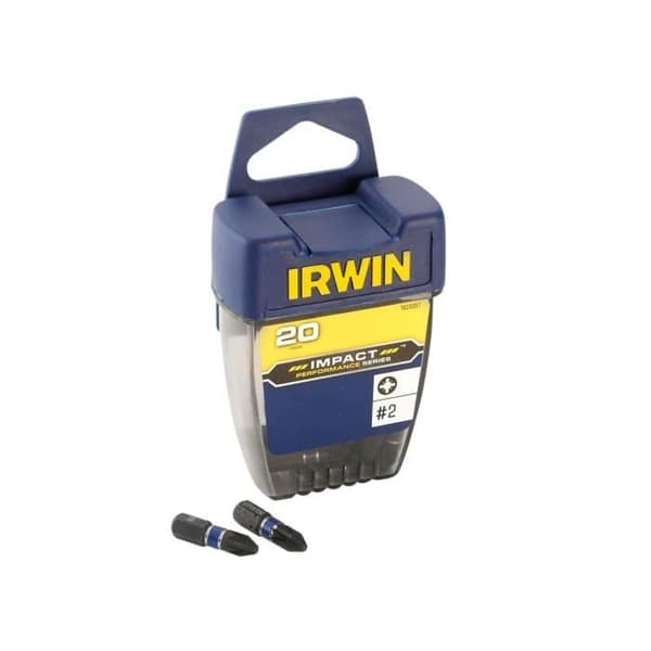 IRWIN Pozi PZ2 Skruvmejsel Impact 25mm Paket med 20 IRW1923357