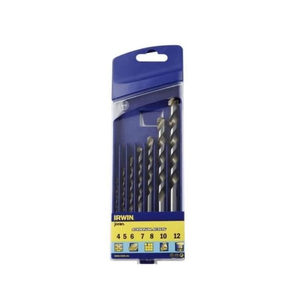 Set med 7 sladdlösa borrar 4/5/6/7/8/10/12 mm från Irwin 10501940
