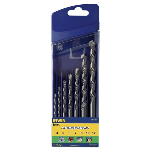 Set med 7 murborrar 4/5/6/7/8/10/12 mm 10501893 Irwin