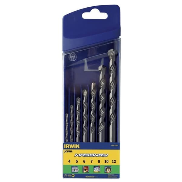 Set med 7 murborrar 4/5/6/7/8/10/12 mm 10501893 Irwin