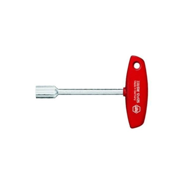 Wiha 01005 Verkstadsskruvmejsel Storlek 6 mm Bladlängd: 125 mm 1 st.