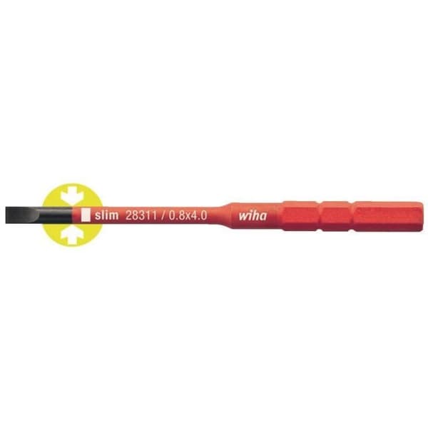 Bytbar sax - WIHA - 2831-10 - diameter 6 mm - storlek 2,5 mm - VDE