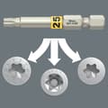 Miniatyrbild 3 av 4: Embouts TORX® - WERA - Bit-Check 6 Wood TX HF 1 - 6 delar - Hållfunktion