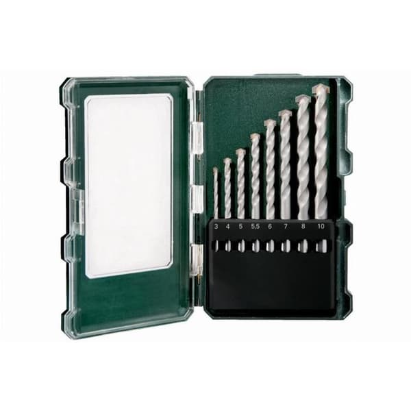 Coffret med stenar-borr - Metabo - 626706000 - 8 delar - Metabo specialdesign - återklippbart Eurohängande