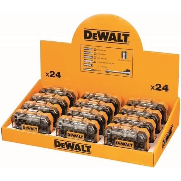 DeWalt DT71516M-QZ Set med 24 Skruvmejslar för Instrumentbräda
