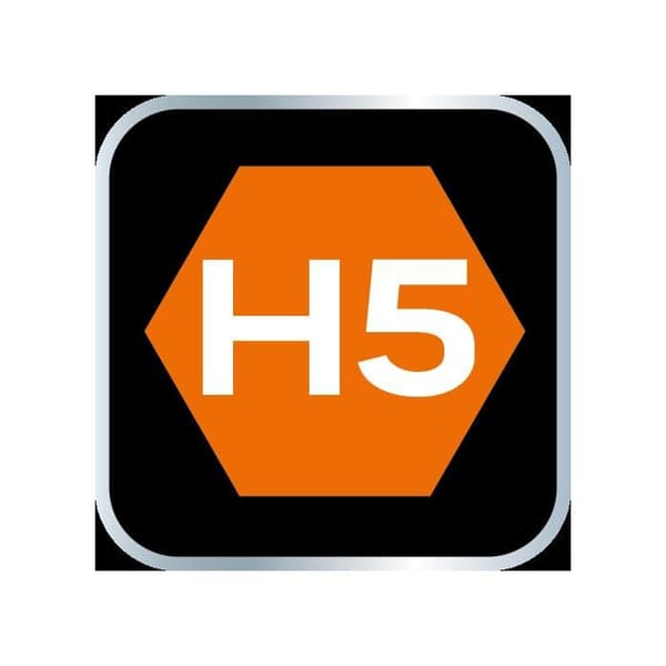 Hexagonalt hölje H5 på 1/4" hylsa, lång, 87 mm