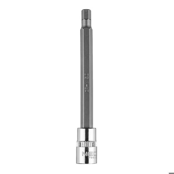 Hexagonalt hölje H5 på 1/4" hylsa, lång, 87 mm