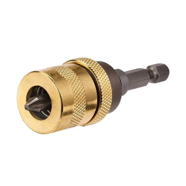 Skruvmejselbits - Dewalt skruvmejselhylsa - DT7521-QZ - Bitshållare med djupstopp, Gul/svart