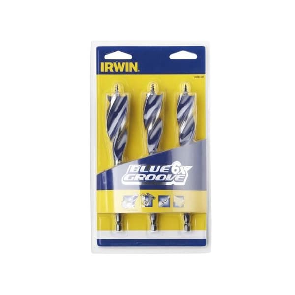 IRWIN 6X Blue Groove Wood Borr Set 3 delar 20-25mm IRW10506627